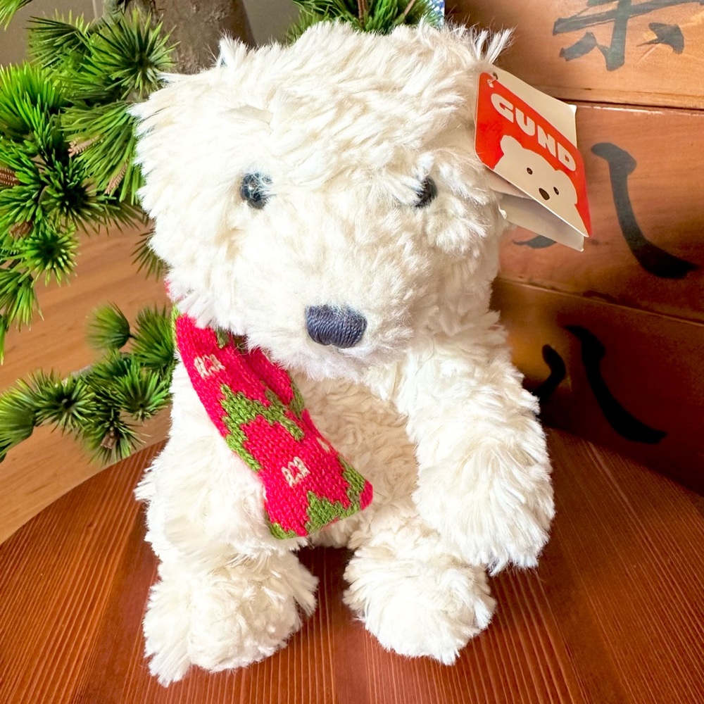 GUND Polar Bear Cub Plush White Arctic Animal Stuffed Toy